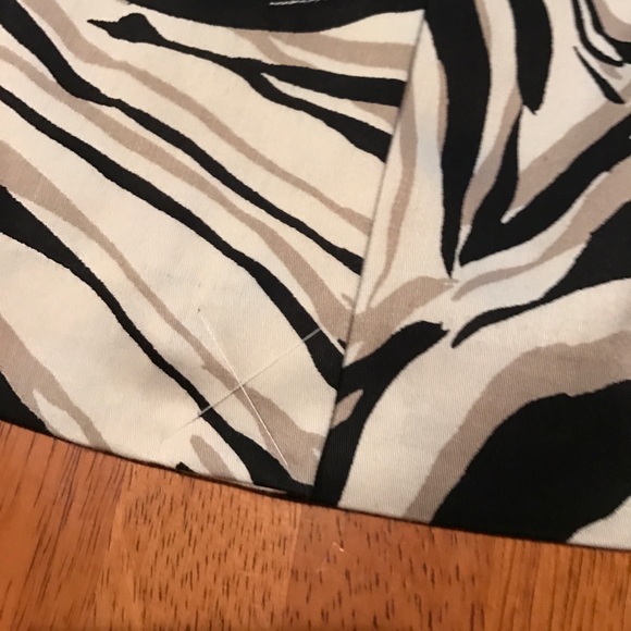 LOFT Zebra Print Pencil Skirt - Picture 5 of 7