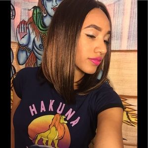 Short Ombré Brown Wig