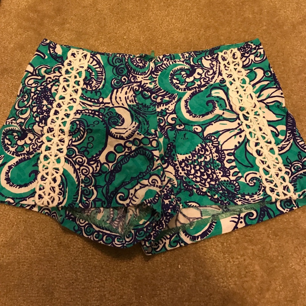 NWOT Lily Pulitzer Lisa Shorts Size 00