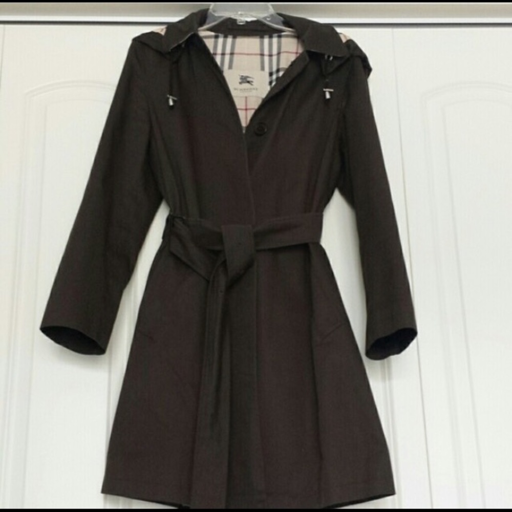 Authentic Burberry rain trench coat 6 Natasha