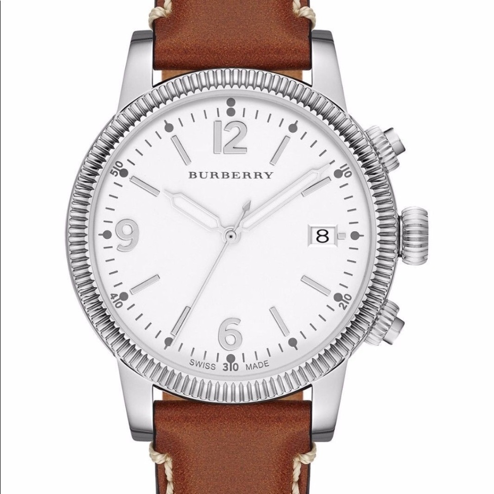 Burberry Stainless Steel & Leather  Watch