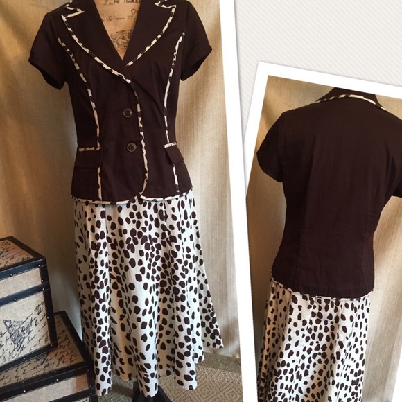 Bethany Animal Print Skirt Set - Picture 4 of 6