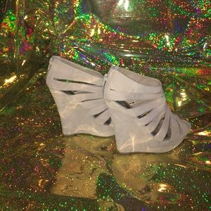 Nude strapped wedge !!Make Your Offer Today!!