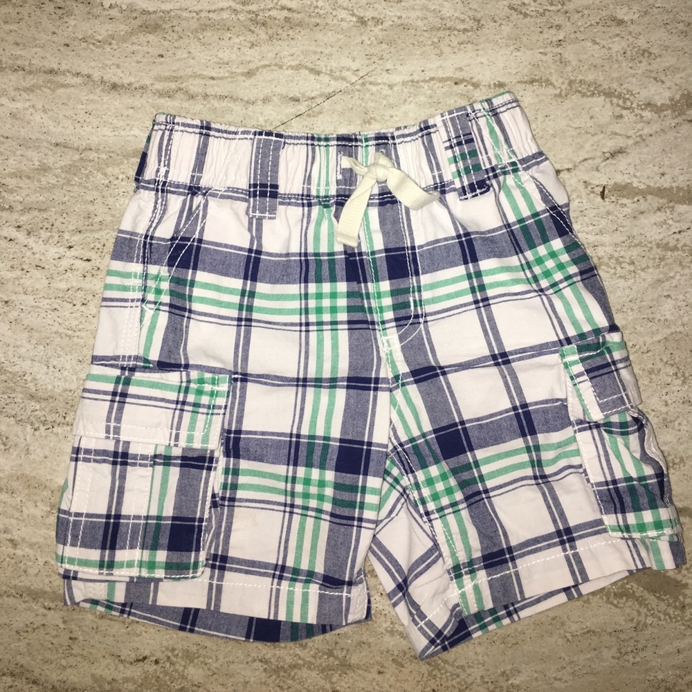 Boy's Gymboree Plaid Cargo Shorts