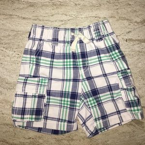 Boy's Gymboree Plaid Cargo Shorts