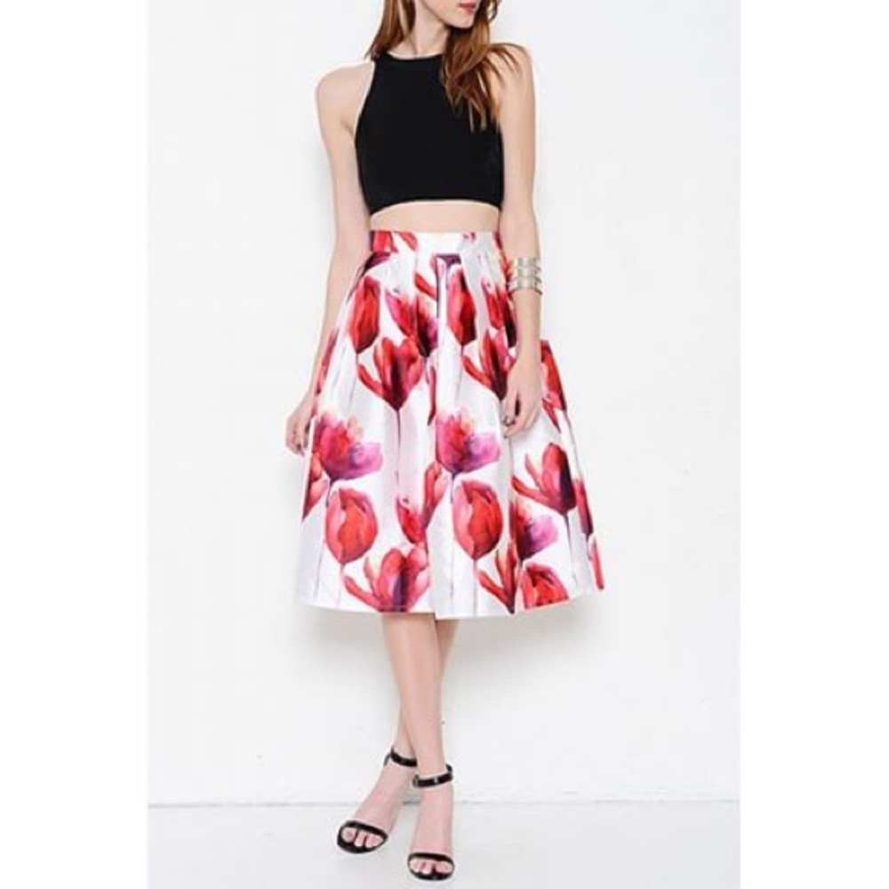 L'atiste by Amy tulip midi skirt.