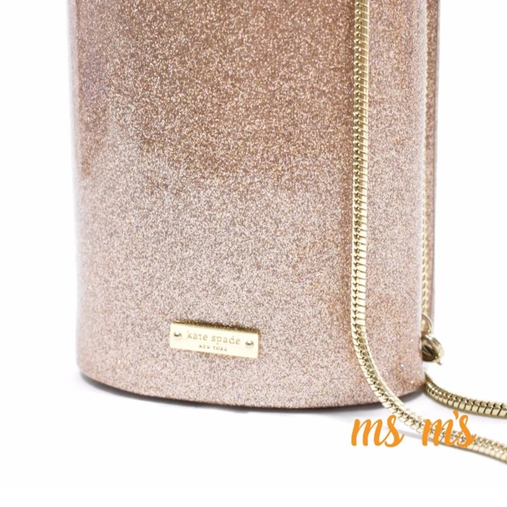 NWOT Kate Spade Spotlight Champagne Bottle Clutch - Picture 4 of 8