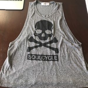 Soulcycle skull tank