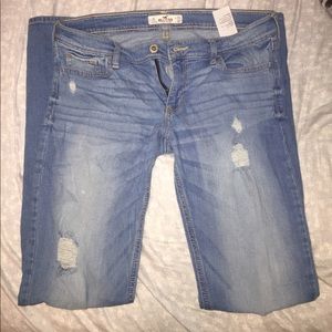 Hollister distressed skinny jeans LONG