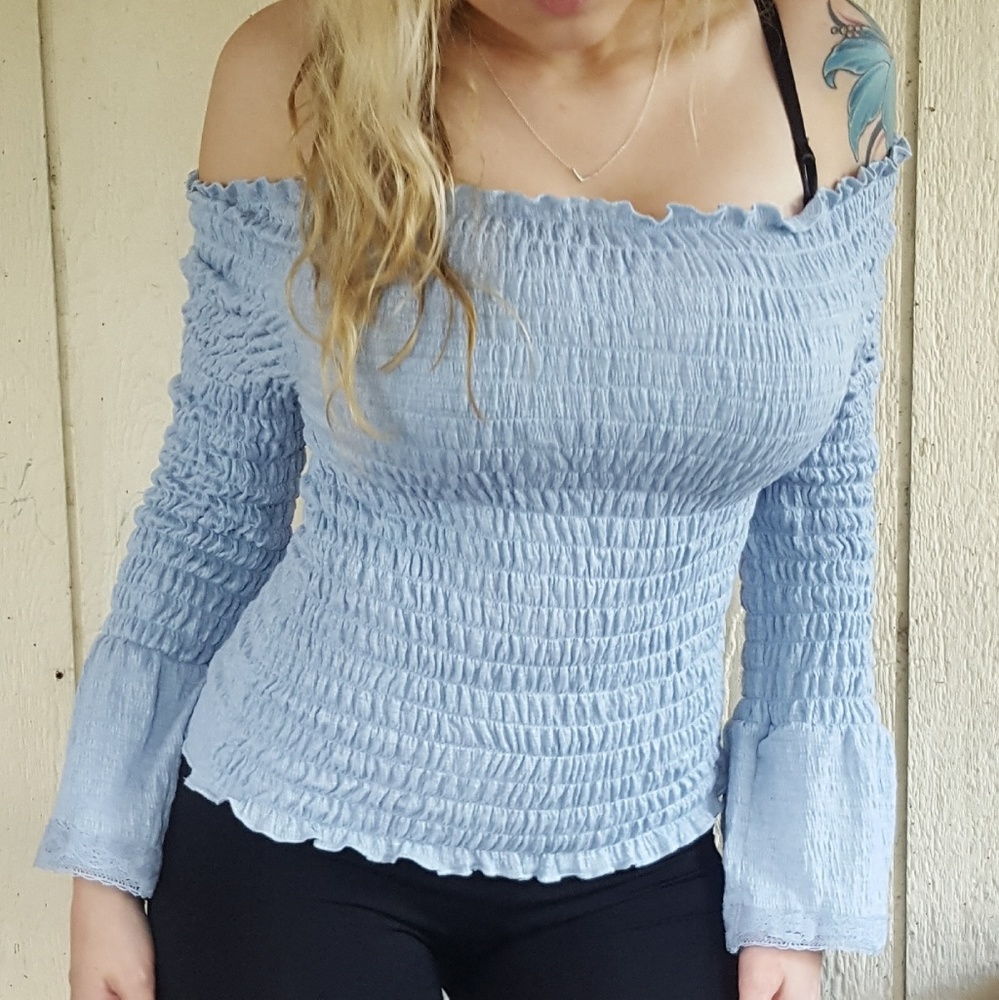 American Rag Ruffled Blouse - Picture 3 of 4