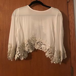Luxxel crop top open back