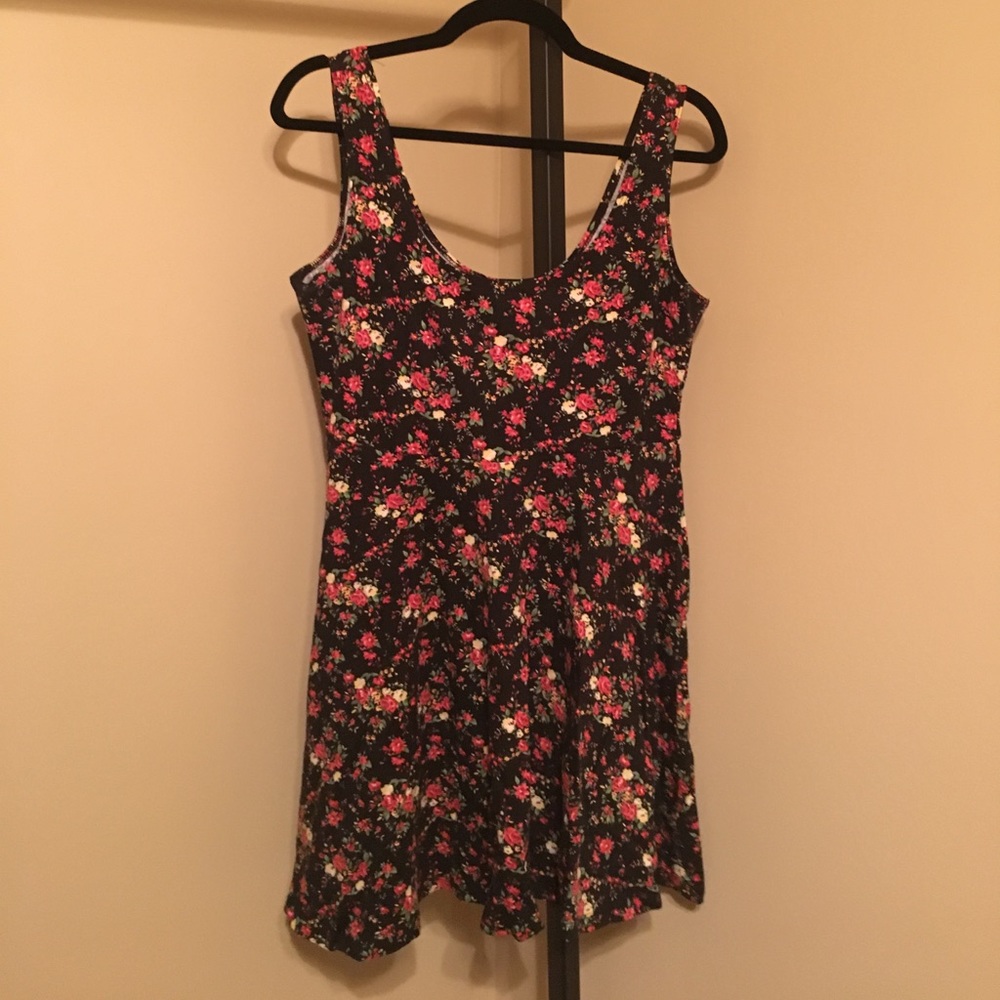 Sparkle & Fade fit & flare tank dress