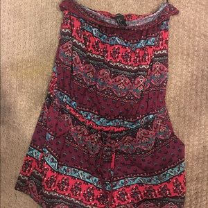 Strapless Forever 21 Romper