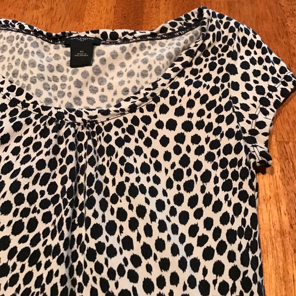 Ann Taylor cheetah print shirt - Picture 2 of 4