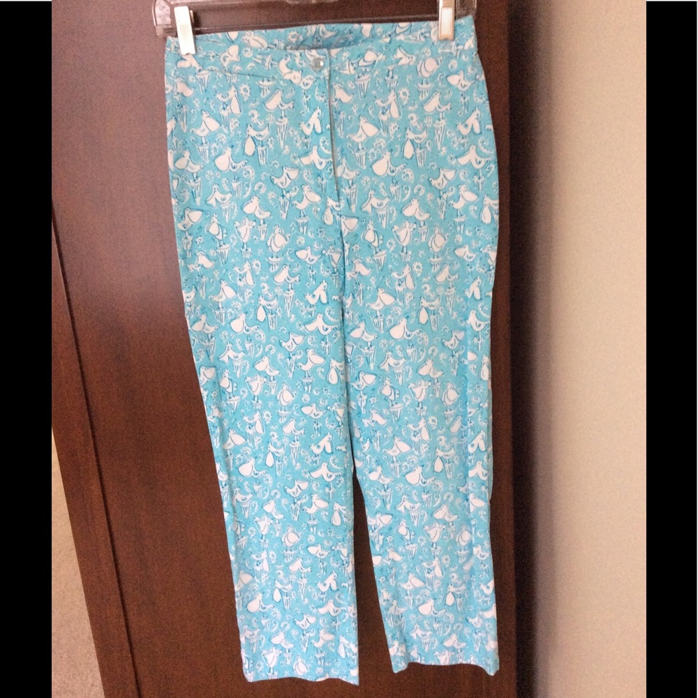 Lilly Pulitzer blue pants size 2