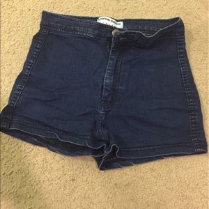 American apparel high waisted shorts