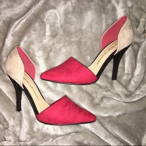 Chinese Laundry Red and tan heels