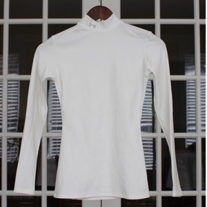 Under Armour White Turtle Neck