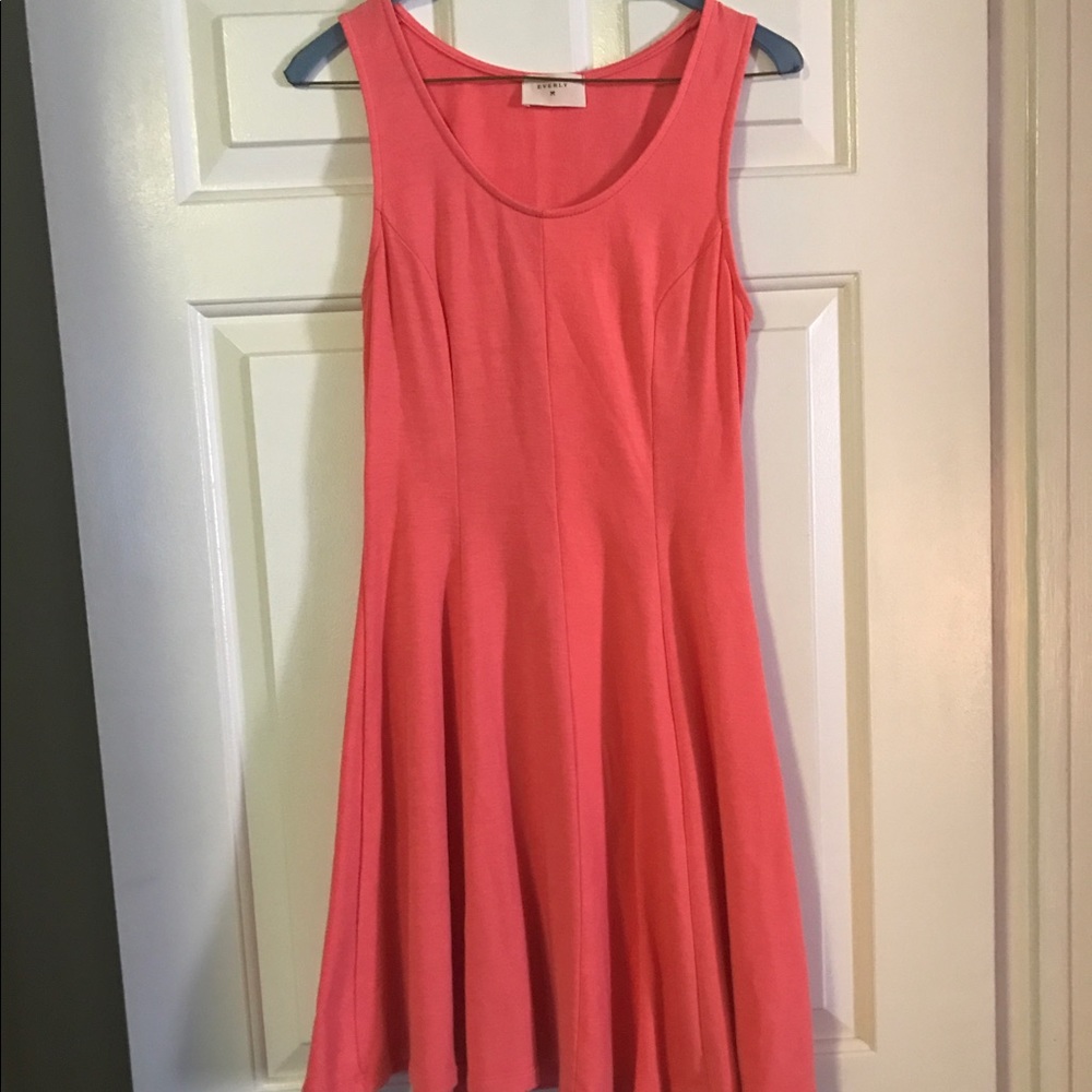 Everly Pink Cotton Dress