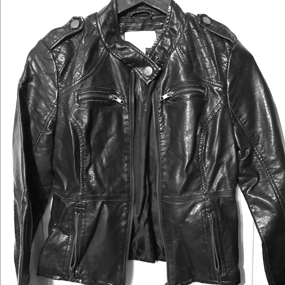 Black Biker Jacket