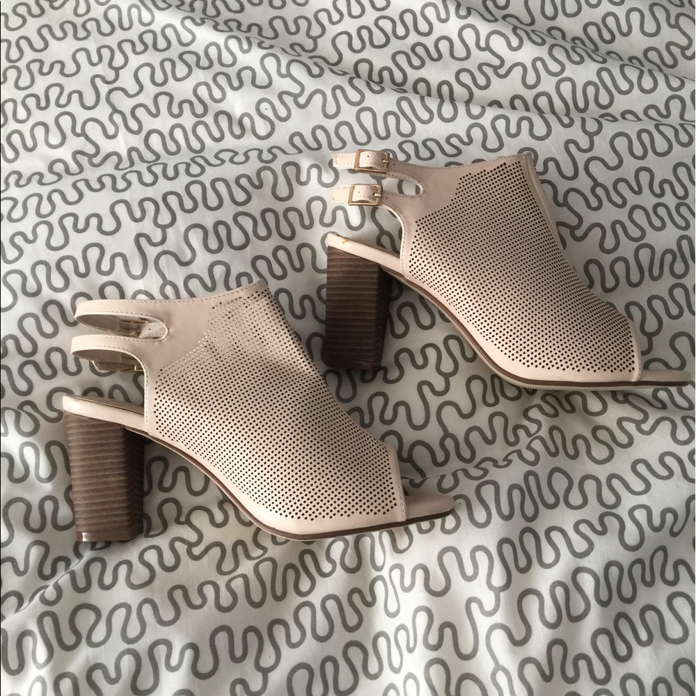 Brand new Peep toe booties