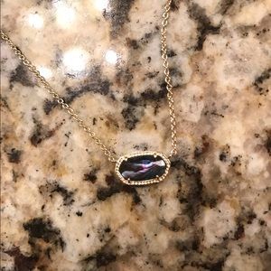 Kendra Scott Elisa Pendant Necklace Abalone Shell