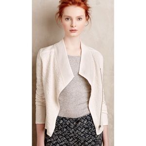 ANTHROPOLOGIE Birte Textured Moro Jacket by Moth