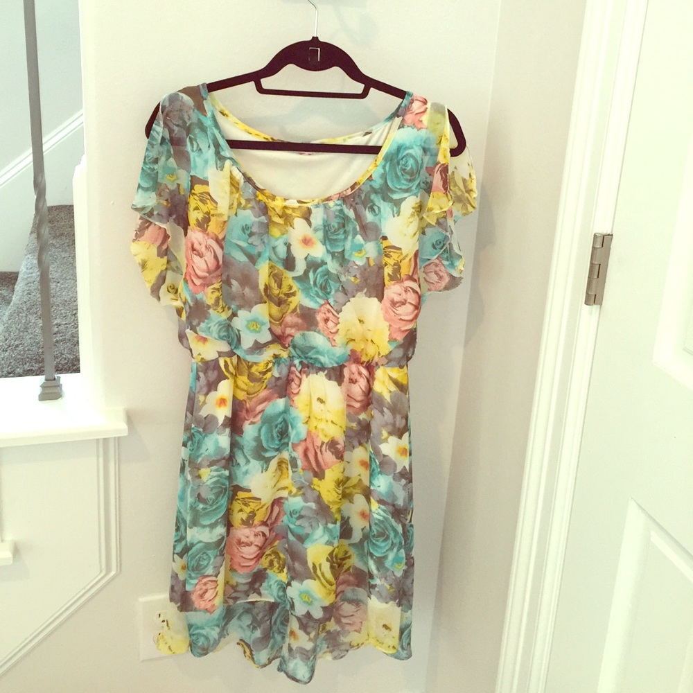 Floral printed dress