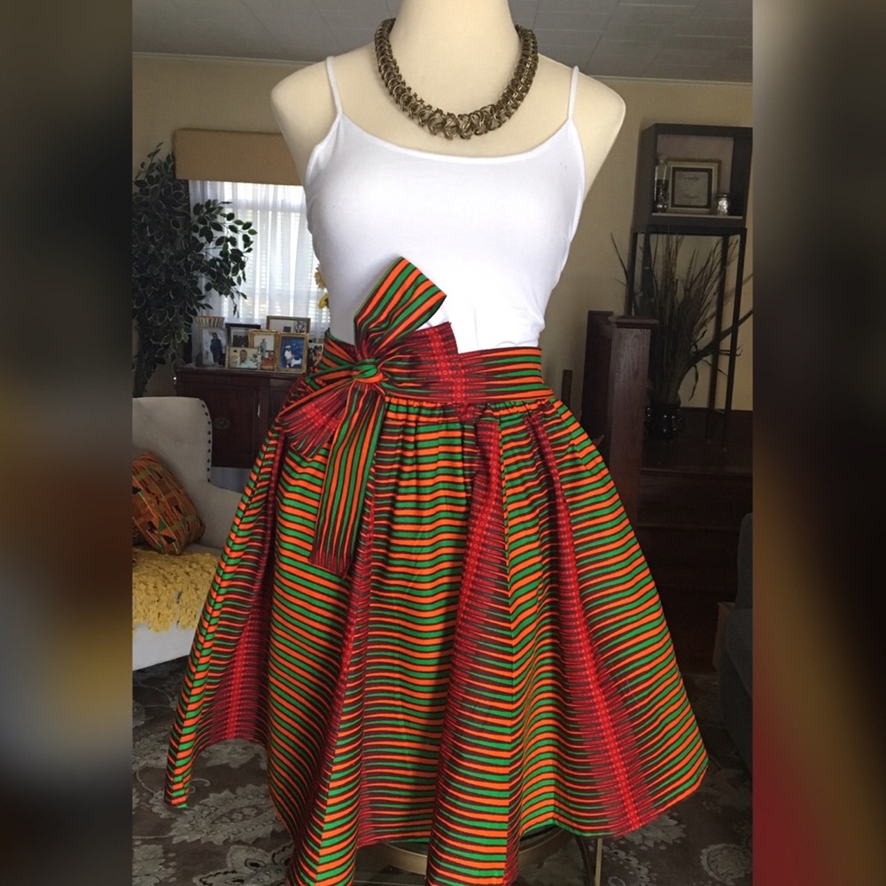 Short African Print Skirts
