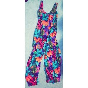 Rare vintage floral jumpsuit