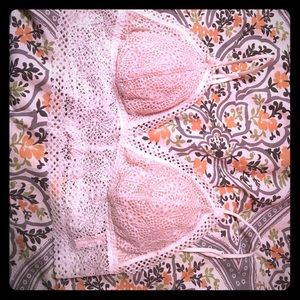 Padded lace bralette