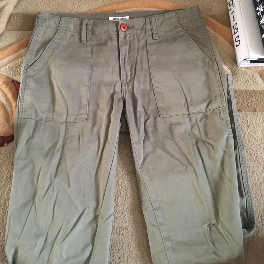 Billabong Olive Green pants