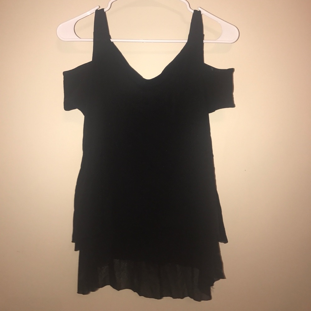 Cold shoulder style blouse