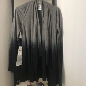 Two tone light weight cardigan