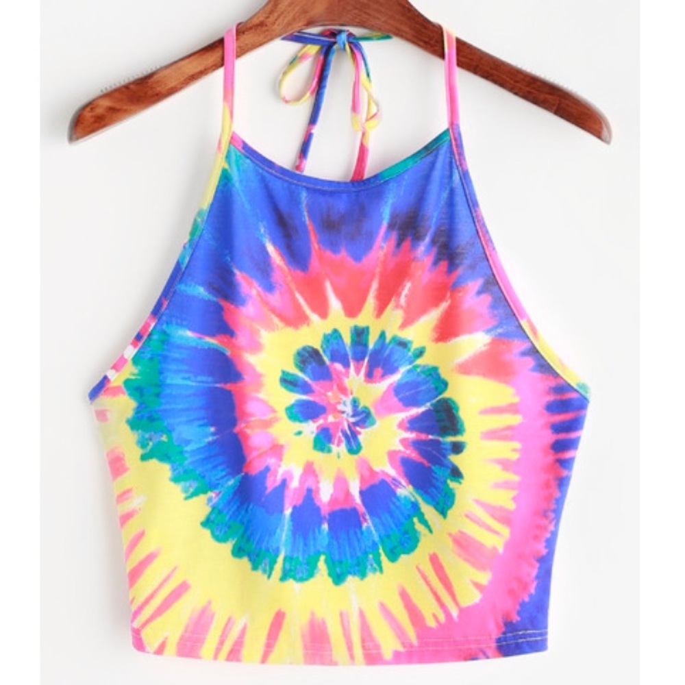 Tie Dye Halter Top