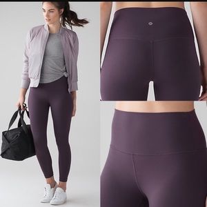 LULULEMON Black currant align pant size 2