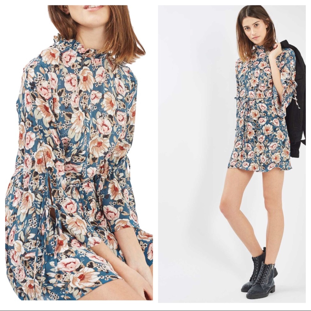 TopShop Peony Tea Dress