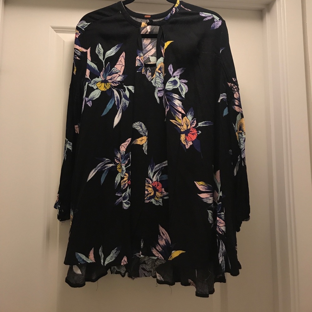 Free People Floral Tunic