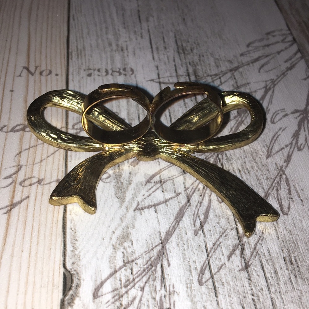 Bow tie double ring - Picture 3 of 4