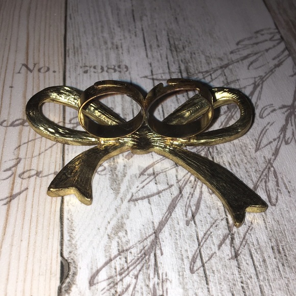 Bow tie double ring - Picture 3 of 4