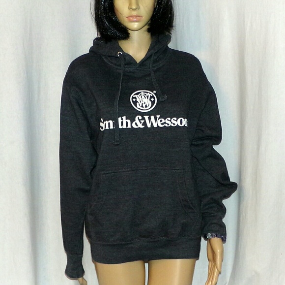 Smith /& Wesson Pullover Hooded Sweatshirt BLACK M