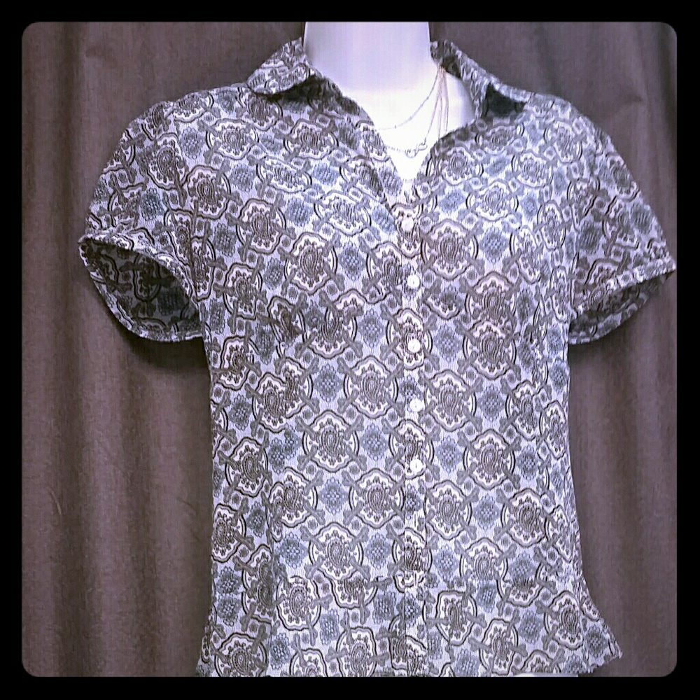 Loft print blouse