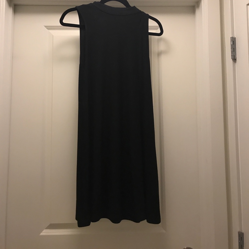 Topshop Mock Neck Swing Dress