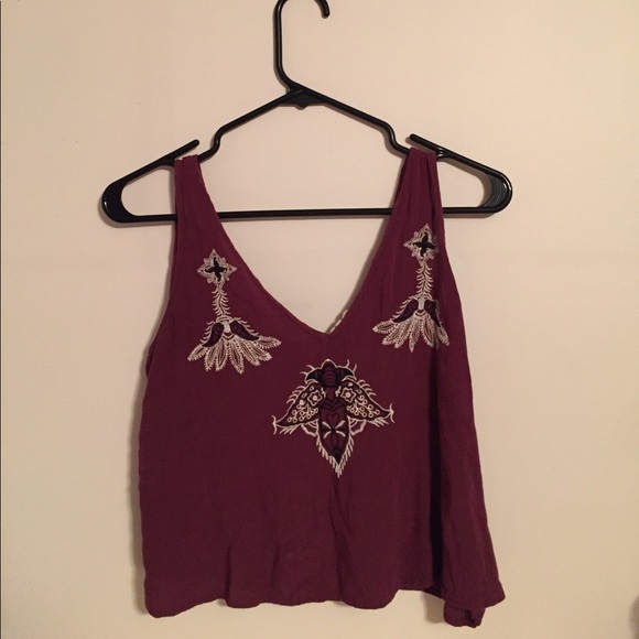 LA HEARTS Flowy Crop Tank - Picture 1 of 1