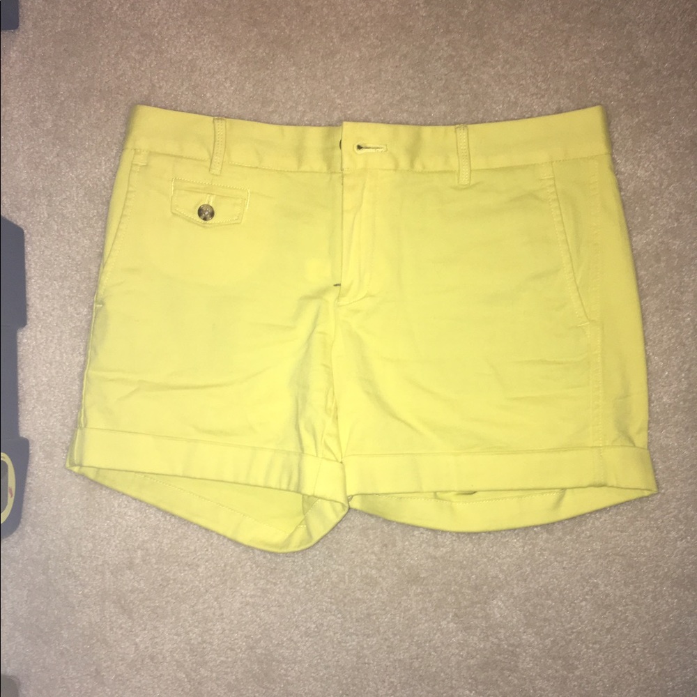Yellow Banana Republic Shorts