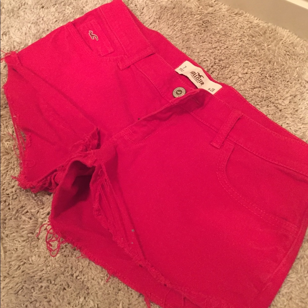 Red Hollister Shorts