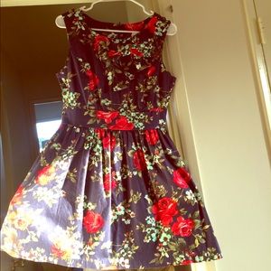 Great ModCloth Floral Dress!