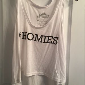 #Homies high low tank