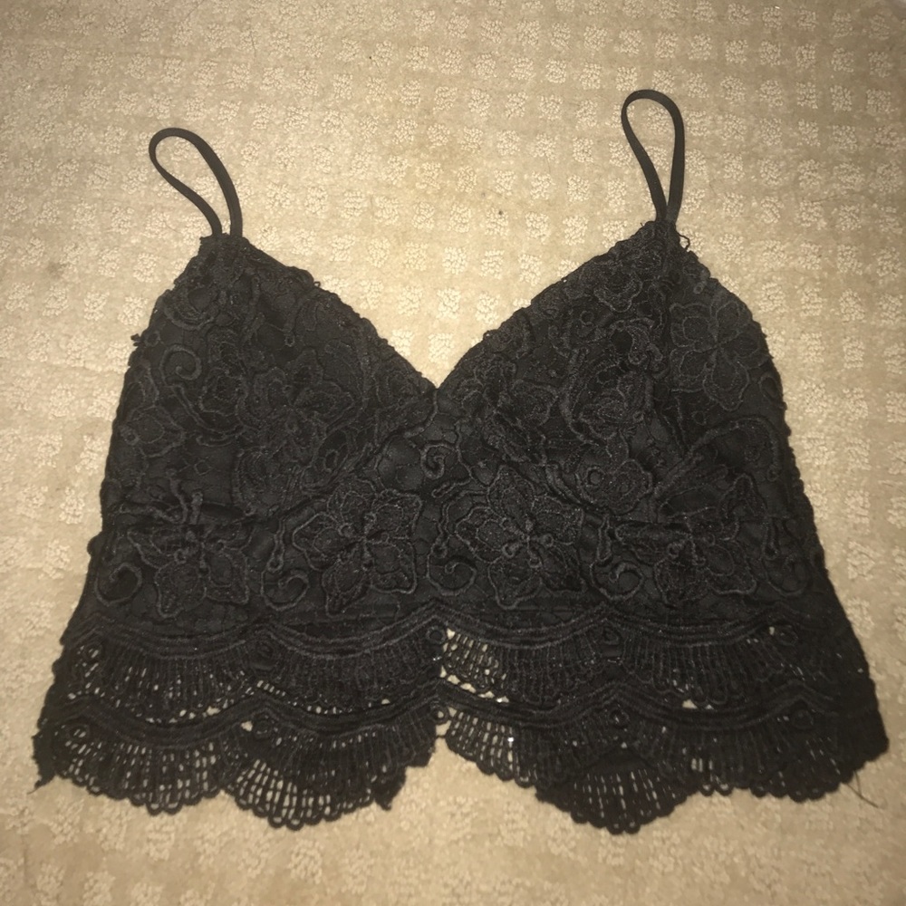 eyelet crop top
