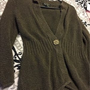 GREEN BOUTIQUE SHIRT/CARDIGAN